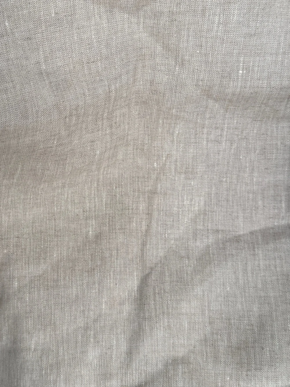 Quince European Linen Room Darkening Curtain Panel Set in Flax 48” x 96”